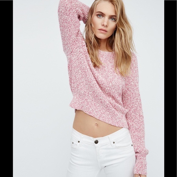 Free People Sweaters - NWT Free People Electric City Pink Sweater